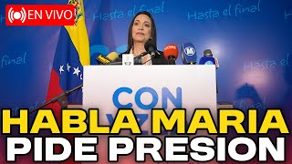 🔴URGENTE CONTUNDENTE MENSAJE DE MARIA CORINA MACHADO [upl. by Yanal975]