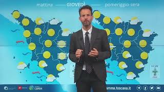 Le condizioni meteo di oggi in Toscana  mercoledì 6 novembre 2024 [upl. by Dwight]