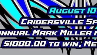 UAS 1k to win Cridersville Speedway 8102024 [upl. by Quintin]