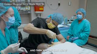 How to Perform a Greater Occipital Nerve Block Mastoid Tip amp OIP Protuberance [upl. by Oivalf]