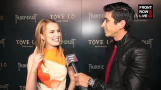 Bridgit Mendler Talks “Atlantis” and ‘Nemesis’ EP at Tove Lo Hollywood Premiere [upl. by Billmyre]