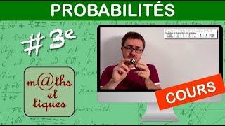 LE COURS  Probabilités  Troisième [upl. by Grounds]