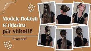 MODELE FLOKESH TE THJESHTA PER SHKOLLE  DANJAS CHANNEL [upl. by Spanjian]