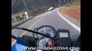 BMW F800ST Onboard movie  BMW F800 0100kmh 060mph acceleration amp onboard cornering video [upl. by Aniuqahs]