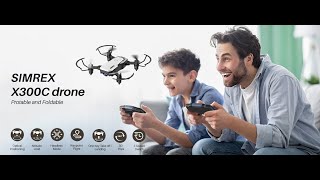 SIMREX X300C Mini Drone with Camera [upl. by Winthorpe24]