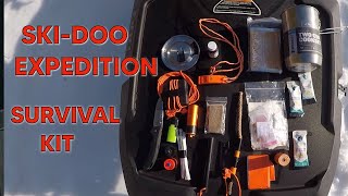 SKIDOO EXPEDITION  Snowmobile Survival Kit Get Home Kit [upl. by Niarfe]