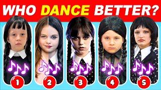 Who Dances Better Wednesday Dance Edition 🖤💃 Salish Matter Diana Like Nastya Skibidi Diana [upl. by Camp293]