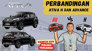 PERBEZAAN ATIVA H DAN ADVANCE [upl. by Enerod]