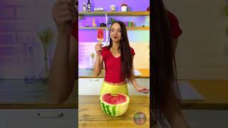 Machen wir gesundes Eis aus Wassermelone coole DIYIdee [upl. by Ainez2]