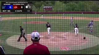 Alvernia baseball WALKS IT OFF vs Widener in the conference semifinals Amazing [upl. by Eirrod]