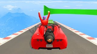 Ultimate NO HANDS Impossible Race  GTA 5 Funny Moments [upl. by Ecal]