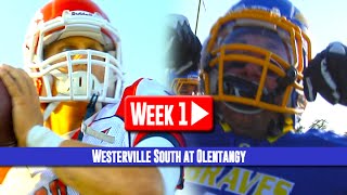 HS Football Westerville South at Olentangy 82914 [upl. by Eslehc570]