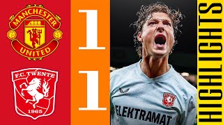 Sam Lammers Goal  Manchester United vs Twente 11  UEFA Europa League 2425 [upl. by Trescha98]