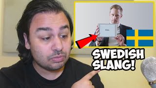 Alexander Skarsgård Teaches You Swedish Slang REACTION [upl. by Zoha]