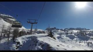 VAL DI SOLE  Madonna di Campiglio Spinale  Groste 2017 4K [upl. by Carothers]