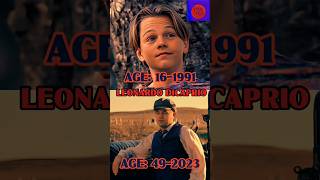 Leonardo Dicaprio icnredible evolution on screen shorts filmjourney cinemalegends [upl. by Htiekram]