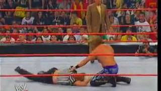 WWE RAW 2005 Chris Jericho vs Referee Official with Special Guest Ref Bichsoff [upl. by Kcirred]