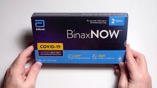 HOW TO USE BinaxNOW Antigen Rapid Test Kit [upl. by Htnicayh]