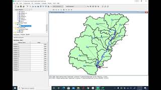 Hydrologic Modeling Using HECHMS 89  Creating Control Specification and Simulation Run [upl. by Idok]