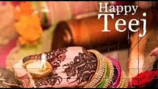 Happy Teej whatsapp status song 2024  Haritalika Teej WhatsApp status video [upl. by Ylrebmi]