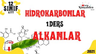 ALKANLAR KONU ANLATIMI  ORGANİK KİMYA  HİDROKARBONLAR  12SINIF KİMYA  AYT KİMYA [upl. by Adallard]