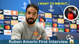 ✅URGENT🔥Next Man Utd manager Ruben Amorim gives update after Sporting farewell Leicester buildup [upl. by Winikka]