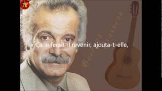 Georges Brassens  La Fessée  Texte dit par Jacques Bongiovanniwmv [upl. by Eisdnyl141]