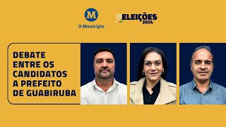 Debate candidatos a prefeito de Guabiruba  Jornal O Município  Eleições 2024 [upl. by Ynamad]