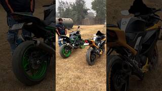 4 Cylinder Vs Single Cylinder Sound Test shorts exhaust reaction modification [upl. by Bluh349]