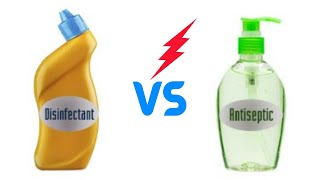 Difference between Disinfectants and Antiseptics  Disinfectants Vs Antiseptics [upl. by Bohrer892]