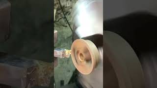 Small Fiber Piece Balance in Lathe Chuck youtubeshorts automobile machinelerning [upl. by Doran]