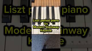 LISZT PERIOD PIANO VS MODERN PIANO piano liszt [upl. by Fruma450]