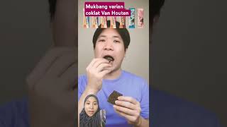 Mukbang varian coklat Van Houten mukbang chocolate shortfeed [upl. by Esinej532]