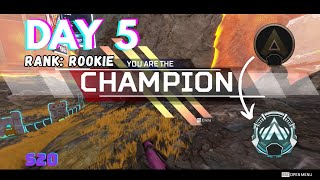 S20 ZERO TO HERO  DAY 5 ROAD TO PLATINUM APEX LEGENDS GAMEPLAY [upl. by Eves]