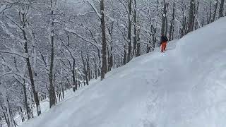 Riding in the Hakuba backcountry Japan [upl. by Graig251]