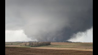 Massive Harlan Iowa Tornado plus Damage [upl. by Seebeck]