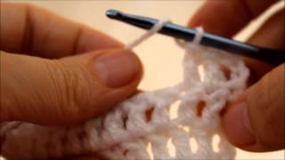 Crochet Treble Stitch UK [upl. by Narrat854]