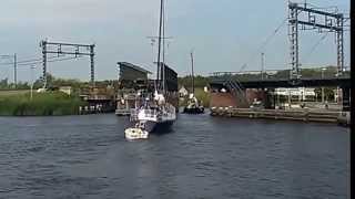 Spoorbrug Akkrum Mega Train Bridge [upl. by Rabjohn]