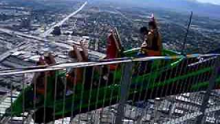 Stratosphere Las Vegas  XScream Big Drop Thrill ride [upl. by Delphine50]