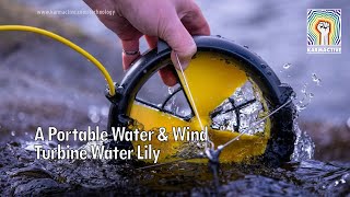 A Portable Water amp Wind Turbine  Water Lily [upl. by Heiney]