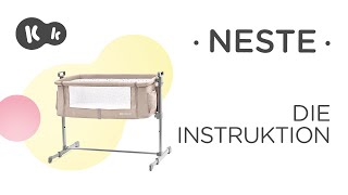 Kinderkraft UNO 2in1 cot How To Video  Tutorial [upl. by Broeker]