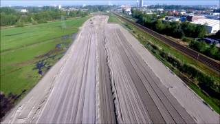 Dronebeelden opstelterrein De Vork in Groningen [upl. by Aletse328]