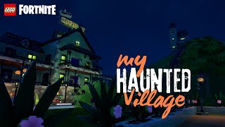 MY LEGO FORTNITE HALLOWEEN VILLAGE 🎃 [upl. by Newmann]