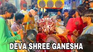 Deva Shree ganesha song in chatal band hyderabad 2024 [upl. by Jerald]