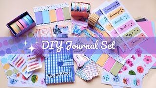 DIY JOURNAL SET How to Make Journal Set at Home DIY Journal kit  DIY Journal Stationary [upl. by Aicital]