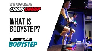 FUNDAMENTALS What is Les Mills BODYSTEP™ at CHIMPCHAMP FITNESS like [upl. by Ennalorac]