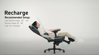 Secretlab Ergonomic Recliner AddOn Plushcell™ Memory Foam Usage Guide [upl. by Ahsaten]