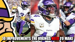 10 Things the 40 Minnesota Vikings NEED to Improve On [upl. by Samuela]