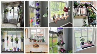 Beautiful Home Window Decorations Ideas 2024 Indoor Window Shelf  Window Plant Shelves Decor Ideas [upl. by Yenittirb403]