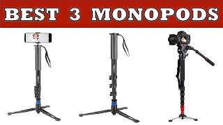 Best 3 Monopods for Camera and Smartphones in India [upl. by Cheung553]